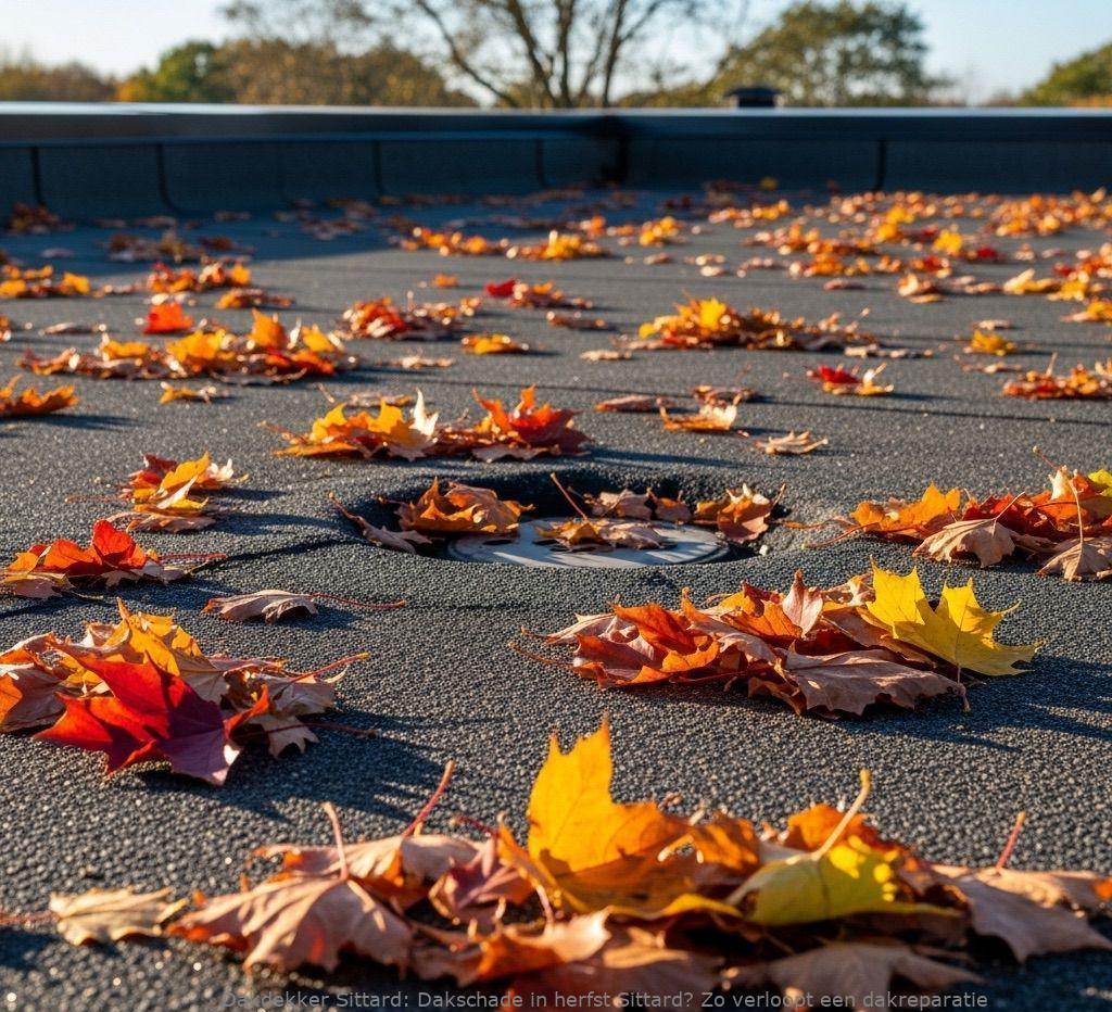 Dakschade In Herfst Sittard